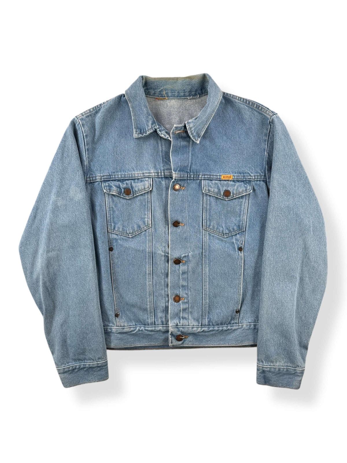 Rustler Jean Jacket Vintage Rustler Native Art Denim Jacket SZ L - Etsy