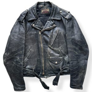 Vintage 50s Era Schott Perfecto Leather Jacket SZ 42