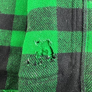 Vintage grön och svart Filson Union Made cruiserjacka SZ XL bild 8