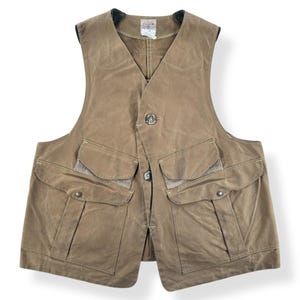 Chaleco de caza vintage Filson Tin Cloth estilo 31, talla L imagen 1