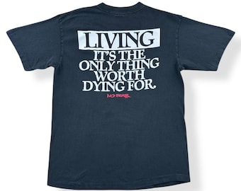 Vtg 90s NO FEAR QUOTE Tshirt Xl / Taking up Too Much Space Skater