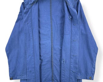 50s~ EURO vintage work jacket HBT フェード Vintage HBT Euro Work Jacket SZ M - Etsy Israel