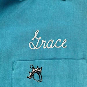 Vintage Big Grace Bowling Shirt SZ XXXL image 4