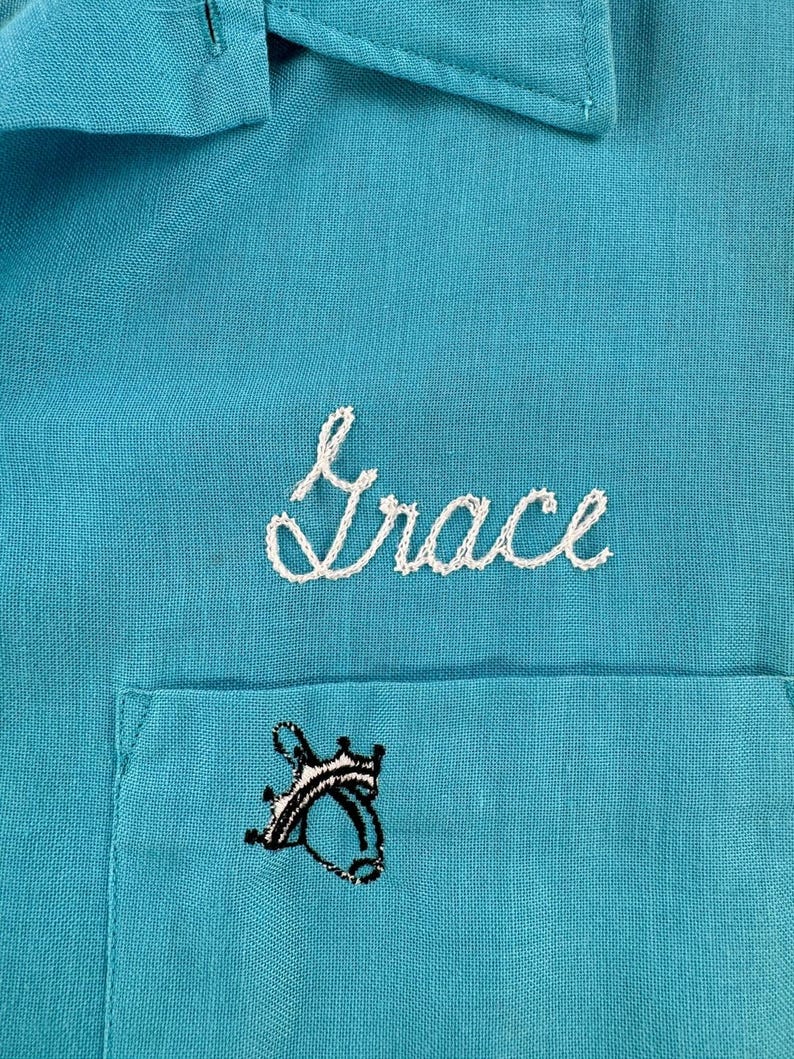 Vintage Big Grace Bowling Shirt SZ XXXL image 4