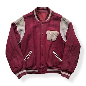 Vintage W Varsity Jacke GR.XXL
