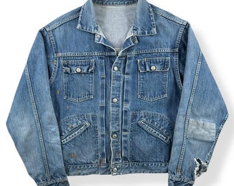 Vintage 1960s JC Penney Ranch Craft Denim Jacket Size S/M - Etsy