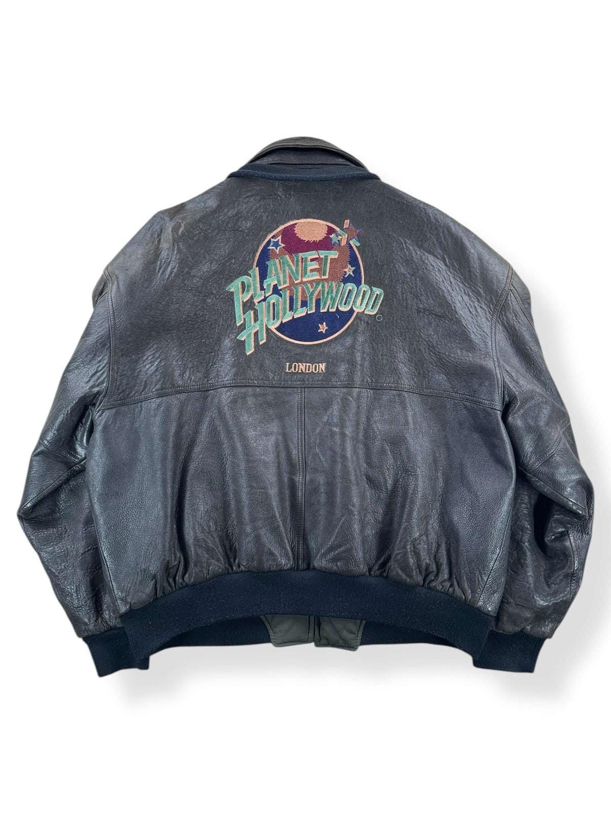 Planet Hollywood Leather Jacket - Etsy