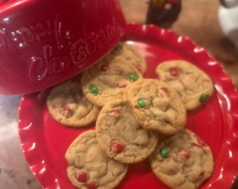 Brown Butter M&M Cookies