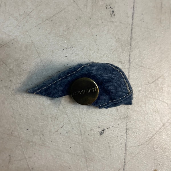 10 X Carhartt buttons 100% authentic removed from jeans