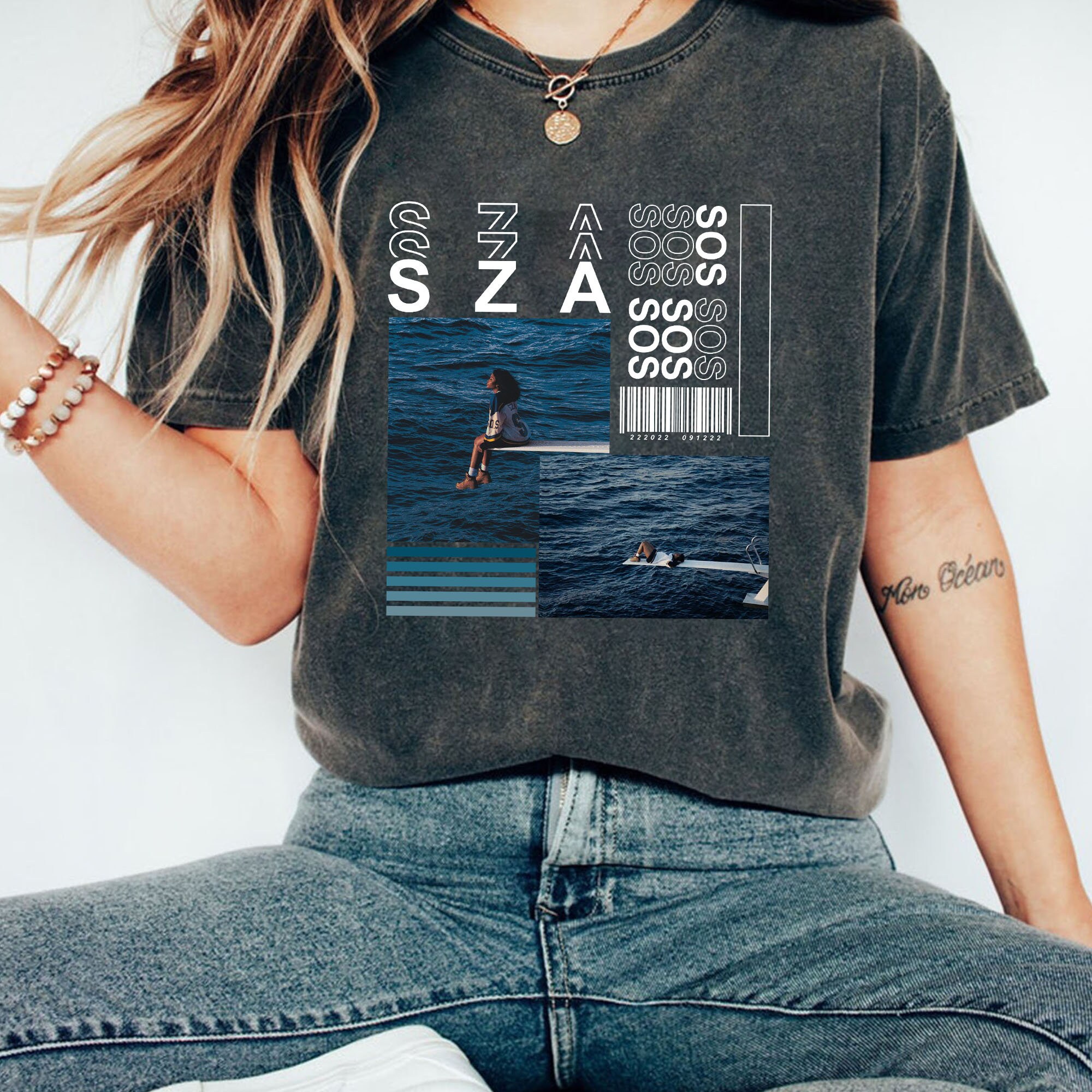 Discover Vintage SZA SOS Shirt, SZA Shirt, S.O.S N€W Album Shirt