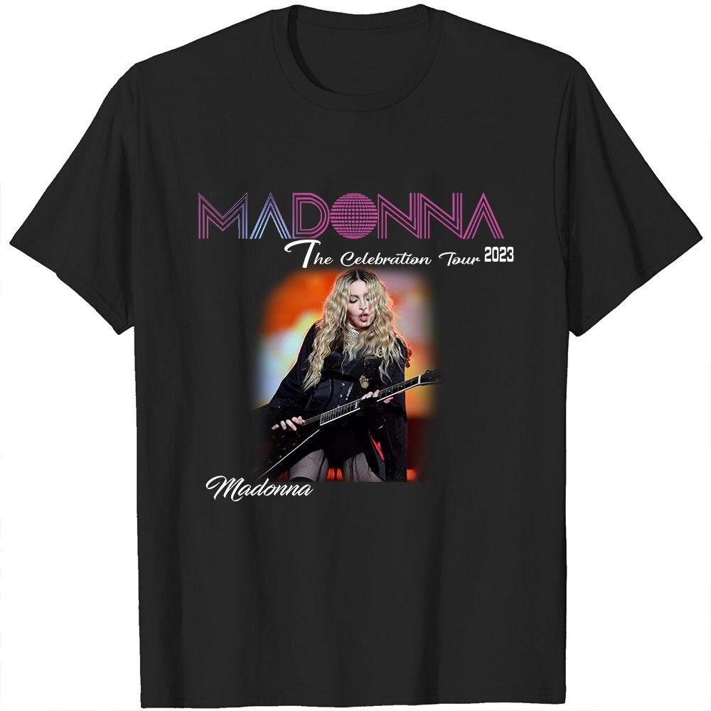 Discover Madonna The Celebration Tour 2023 Shirt, Madonna Shirt Gift Fan, Madonna Vintage Shirt