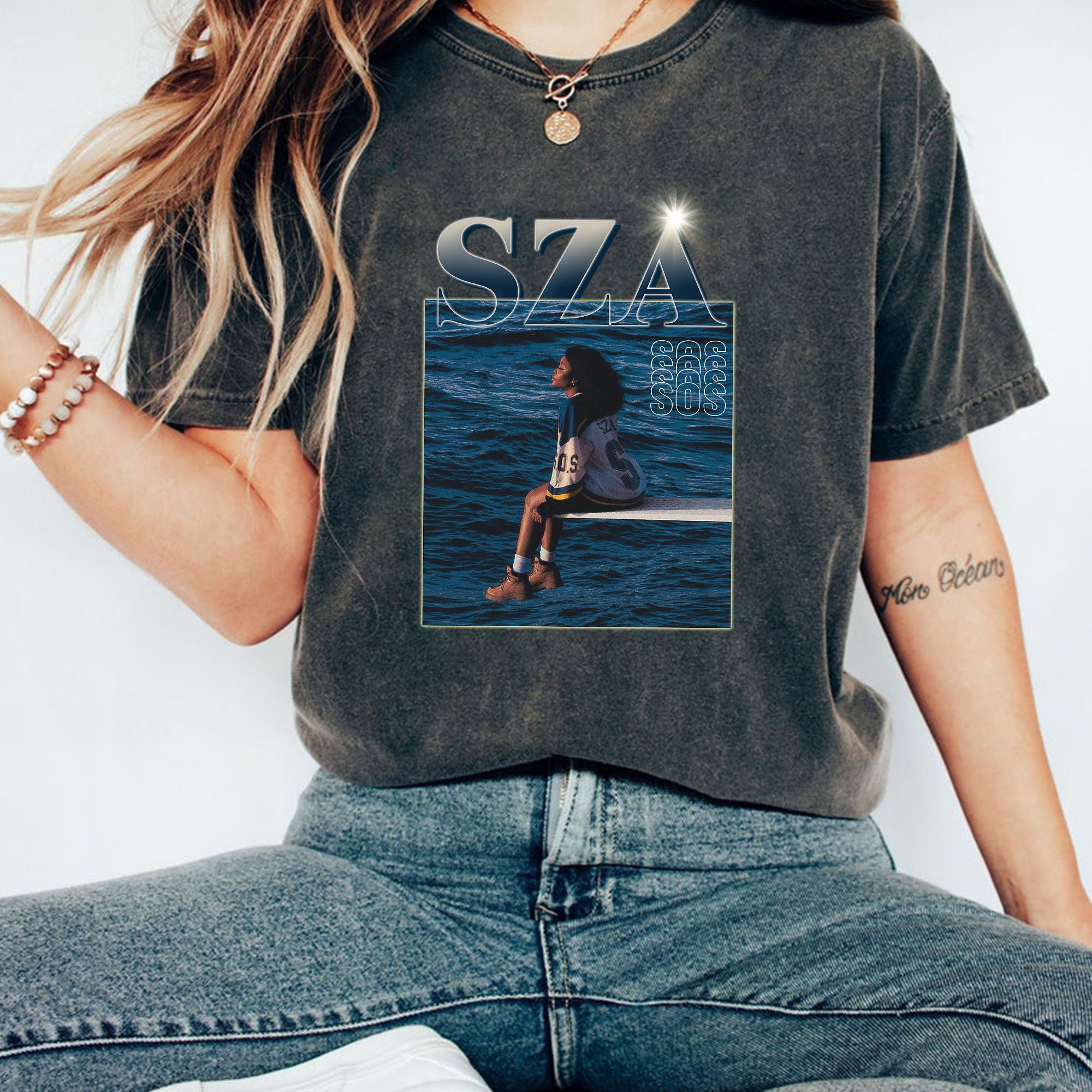 Discover SZA SOS T-Shirt, Vintage SZA Shirt