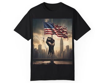 Protest Fist Graphic Tee, Social Justice Shirt, Black Lives Matter Top, Activist, One Nation In under God tee, Novelty, Powerful Movement