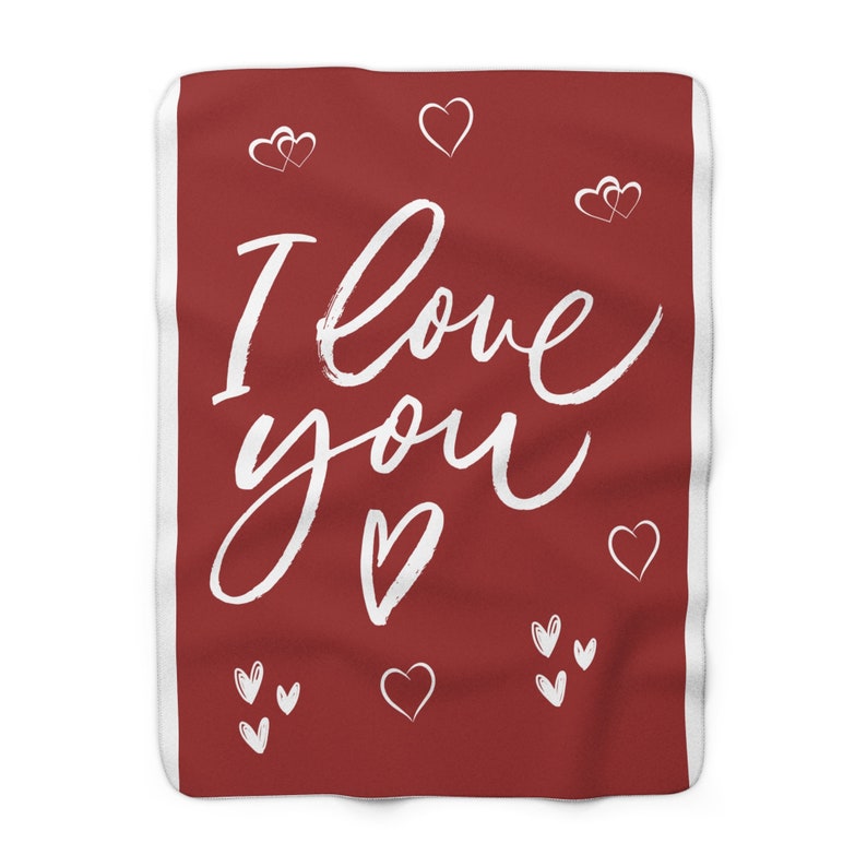 Valentines Day Throw Blanket Soft & Warm Sherpa Heart Blanket