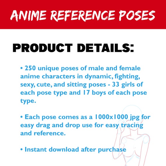 Anime poser - How to draw anime characters