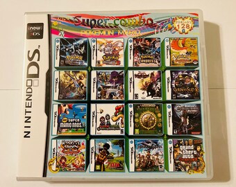 208 in 1 DS Cartridge  Multi CArt , All in 1 Game Cart, Games Cartridge For NDS DSL NDSi 3DS 2DS, New Condition