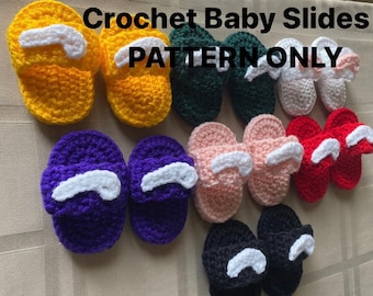 Patrón de sandalias de bebé a crochet