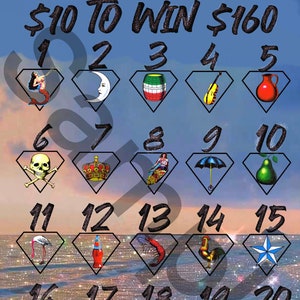 Loteria Board for Digital Use