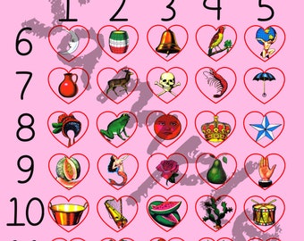 Bacheca della Loteria di San Valentino per uso digitale