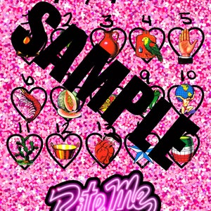 Pink Glitter Loteria Board
