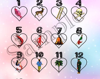 Simpatico prodotto digitale Loteria heart board