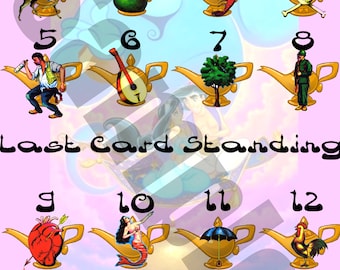 Aladdin Loteria Board Last Card Standing