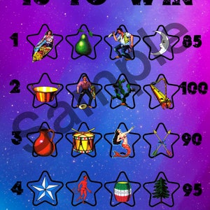 Loteria board for digital use
