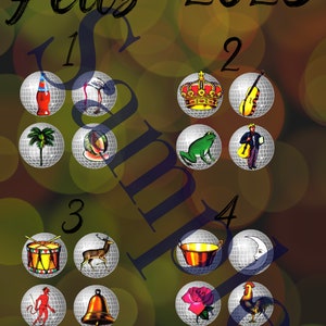 Loteria Board for Digital Use