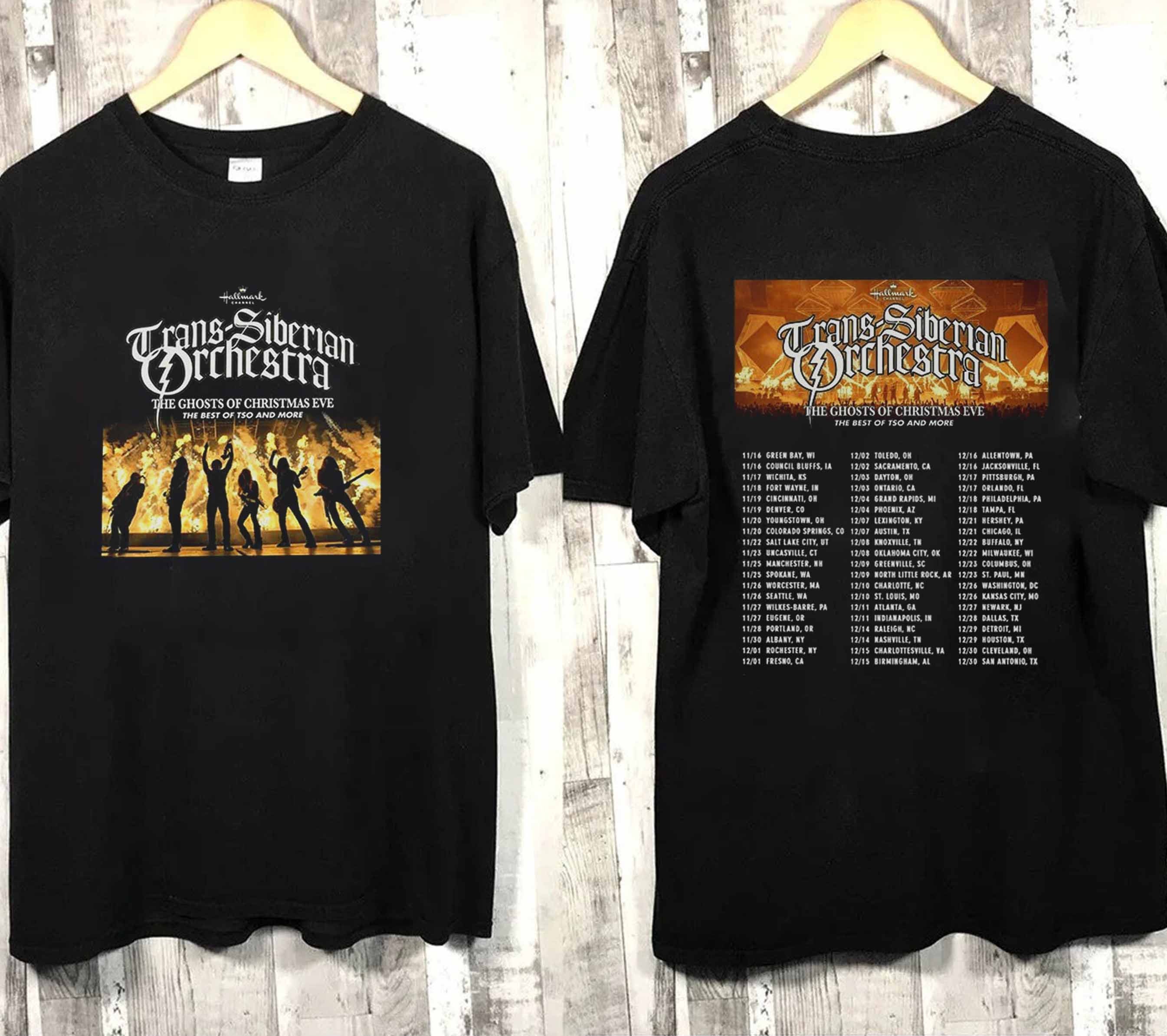 Discover Trans-Siberian Orchestra The Ghost Of Christmas Eve Winter Tour shirt