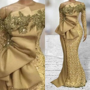 Trending Style Mermaid Gown. Prom Dress/Wedding Party Guest/Wedding Dress/Evening Dress/Aso Ebi/African Party Dress,African party,Gala night