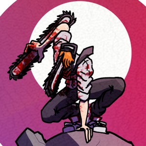 PREORDER: Chainsaw Man Vinyl Sticker &quot;Hero of Hell&quot;
