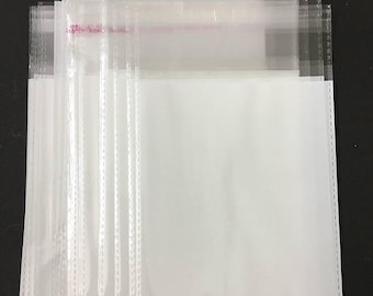 50 Piece Jewellery Pouch One Side White Self Adhesive Bopp Bags