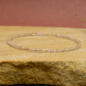 Naturlig citrin stretcharmband för framgång och rikedom, äkta gula ädelstenssmycken, överflödskristallarmband, pengamanifestation