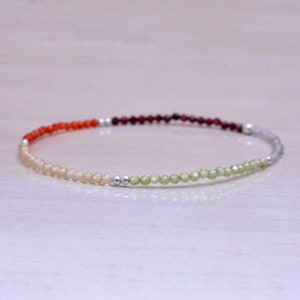 レオストレッチブレスレット 天然クリスタル 星座占星術チョーカー クリスタルジュエリー