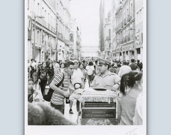 Organillero en Madero - Limited Edition - 8x10 FB Silver Gelatin Print