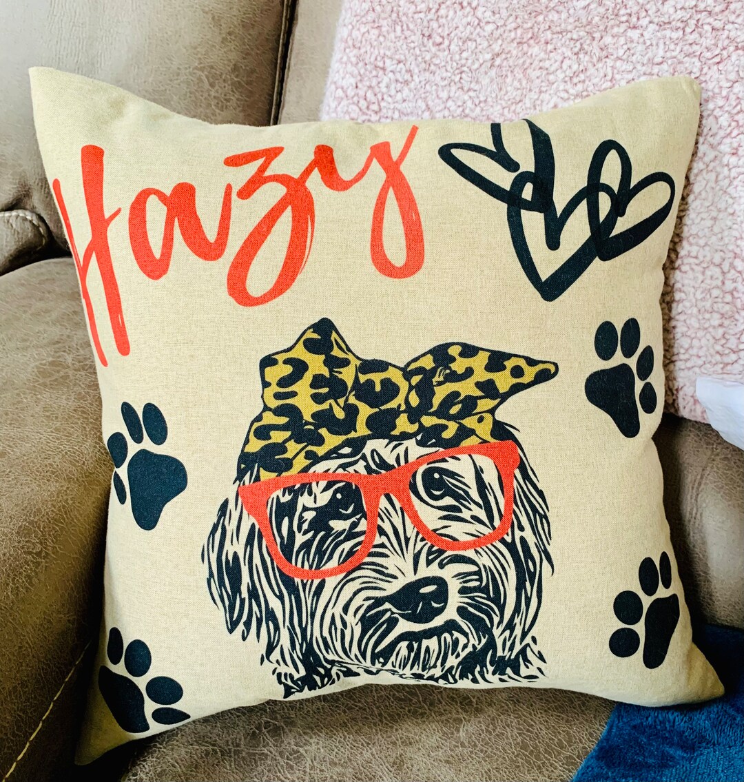 Custom Pet Pillows 1sided, Dog Pillow, Cat Pillow, Pet Cushion, Gift