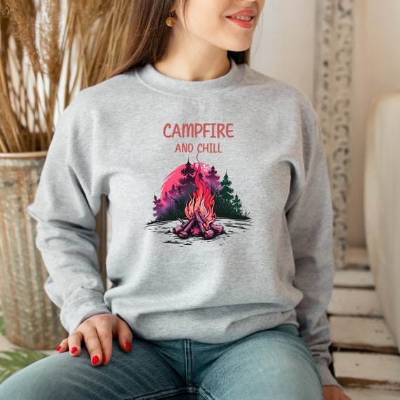 Camping chill best sale sweatshirt