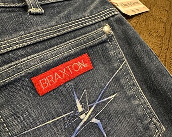 Vintage High Waisted Straight Leg Braxton Denim Jeans