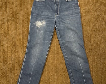 Vintage High Waisted Straight Leg Braxton Denim Jeans
