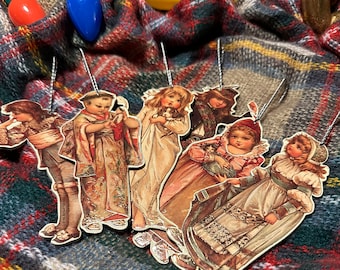 Vintage Christmas Ornament Set
