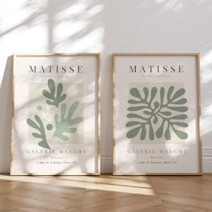 Set of 2 Matisse Digital Prints, Henri Matisse Print Set Of 2, Matisse Posters, Matisse Print Digital, Matisse, Abstract Wall Art Set