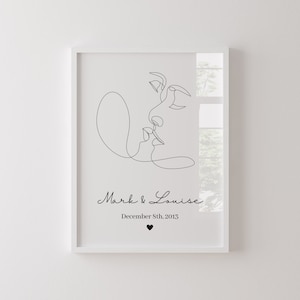 Benutzerdefinierte Paar Namen Druck, Geschenk für Paare, individuelles Paar Geschenk, Jubiläumsgeschenk, Valentinstag Geschenk, Digitaldruck
