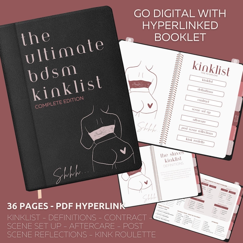 BDSM Submissive Kink List Bdsm Contract Bdsm List, BDSM Contract, BDSM