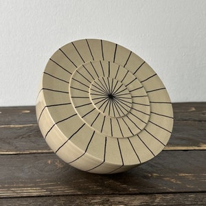 Modern Ceramic Sculpture, Handcrafted Decorative Art, Artistic Sphere, Original Gift, Unique, Home Decor, Hand Thrown, Tabletop Sculpture