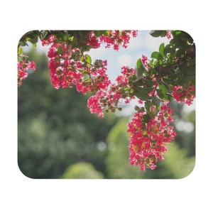 Pink Crape Myrtle Mouse Pad (Rectangle)