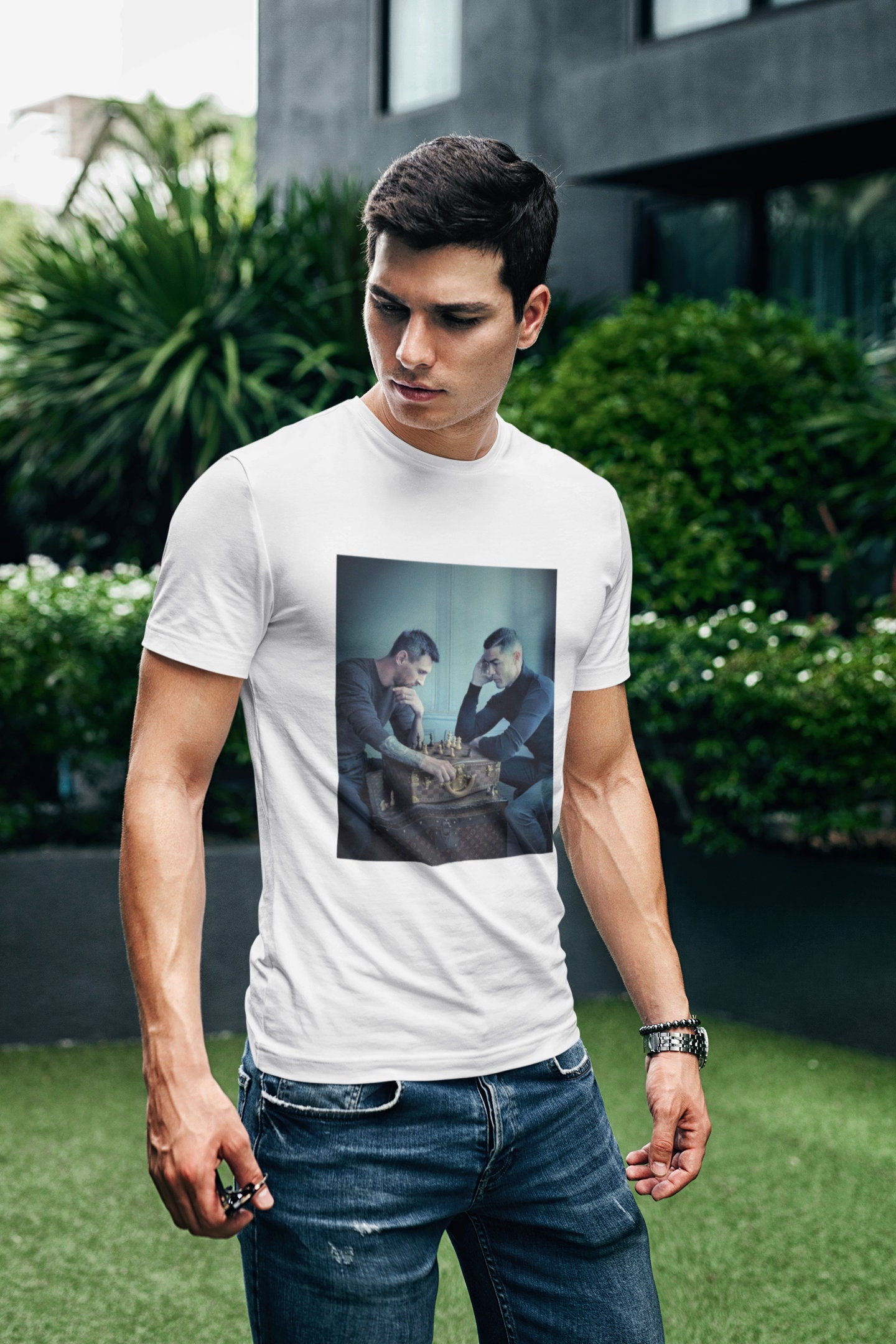 Lionel Messi and Cristiano Ronaldo T-shirt