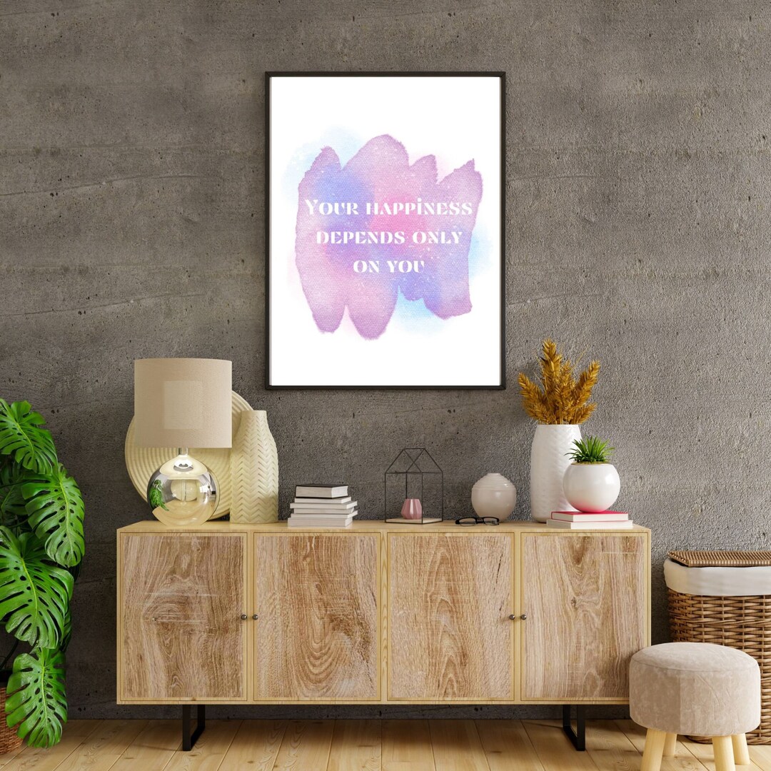 Positive Quotes. Office Wall Art, Positive Quotes, Modern Home Office