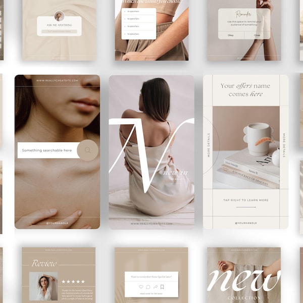 Social Media Branding Templates | online business instagram templates | Instagram Shop Templates | Facebook Branding | minimalistic