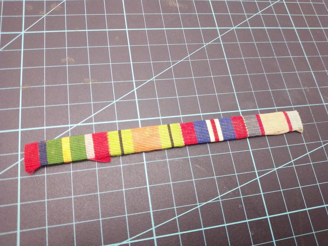 WW2 Australian Military Forces Uniform Sewon Medal Ribbon Bar Etsy