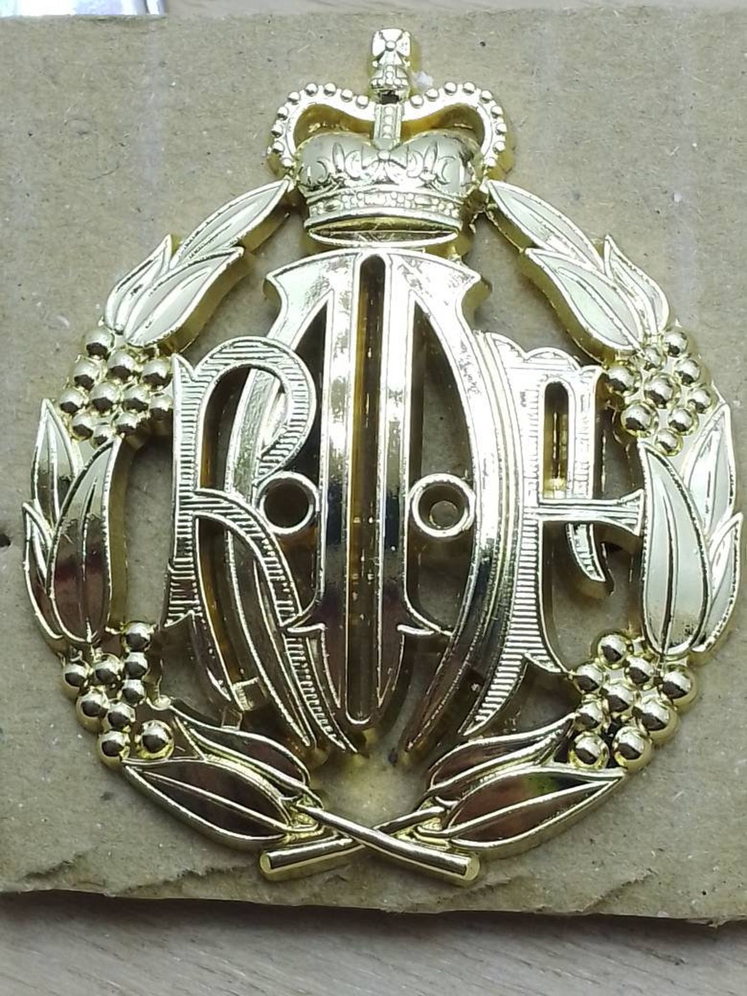 Vintage Royal Australian Air Force Cap Badge Etsy
